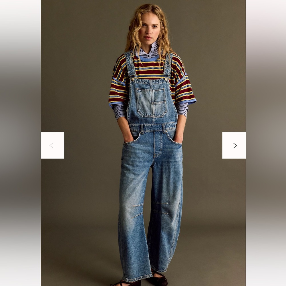 We The Free Light good luck barrel overalls